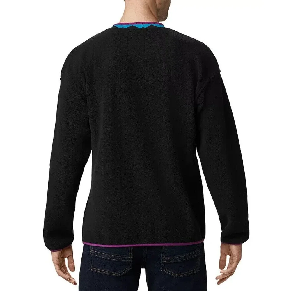 Columbia Wapitoo Fleece Pullover‎ Crewneck Sweater Men's Small Slim Fit